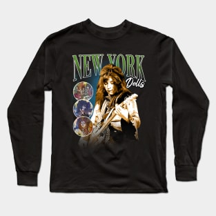 Dolls' Legacy Timeless Images Of Rock Rebellion Long Sleeve T-Shirt